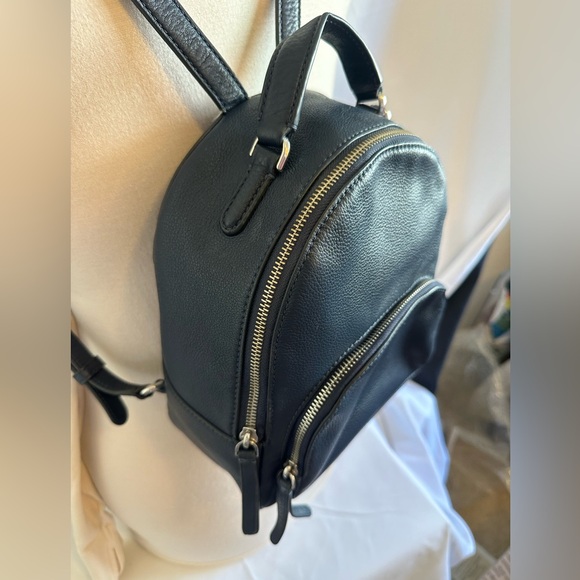KATE ♠️ SPADE pebbled leather backpack NAVY main image 6